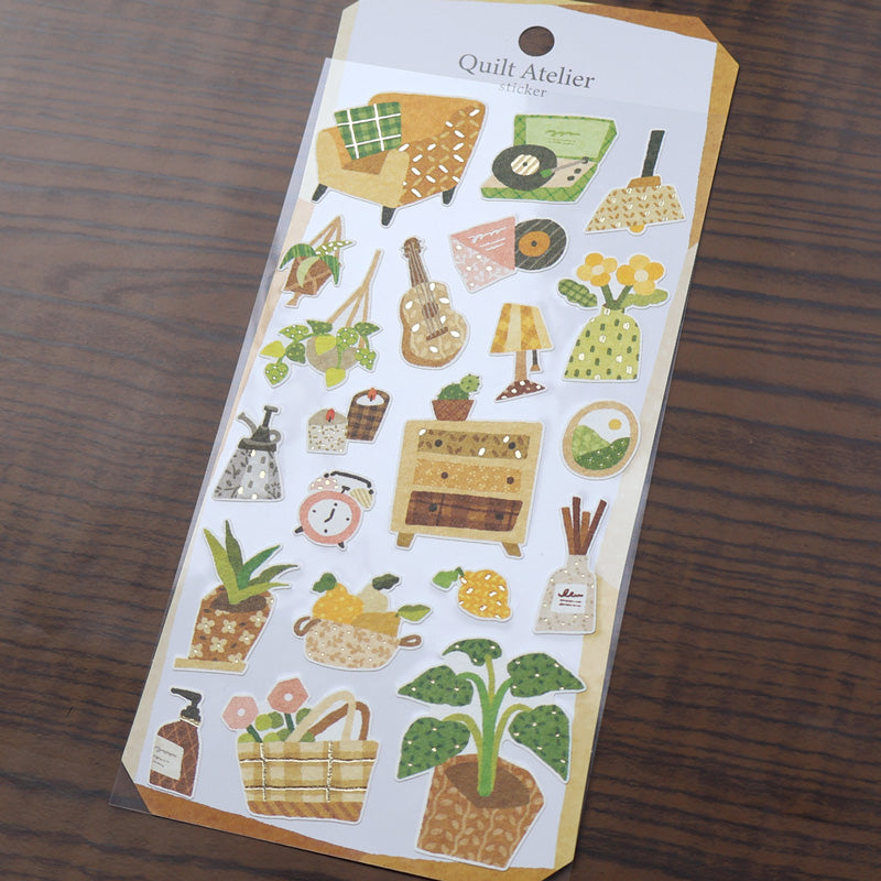 Mind Wave Quilt Atelier Sticker Sheet - Favorite Room