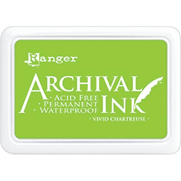Ranger Archival Ink Pad - Vivid Chartreuse