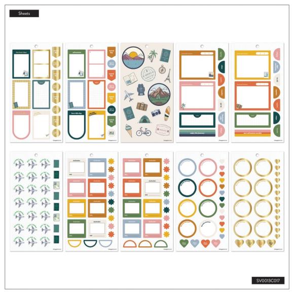 Happy Planner Classic Sticker Value Pack - See The World