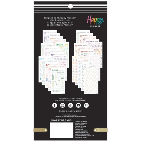Happy Planner Classic Sticker Value Pack - Months