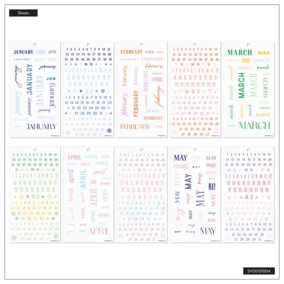 Happy Planner Classic Sticker Value Pack - Months