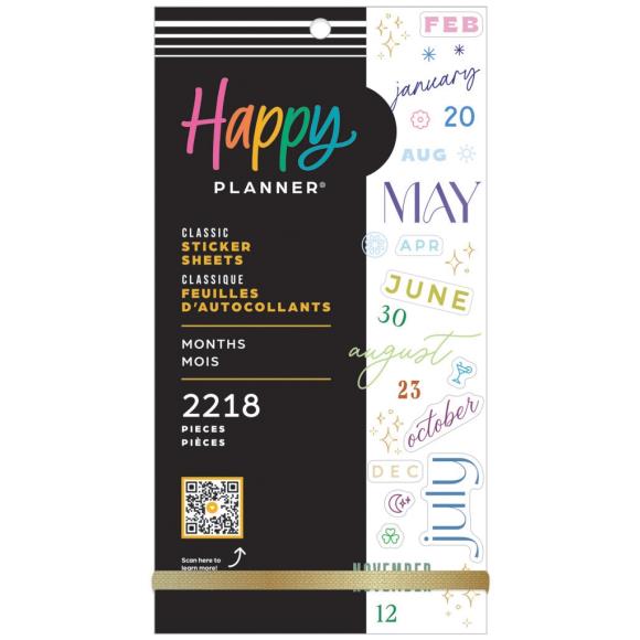 Happy Planner Classic Sticker Value Pack - Months