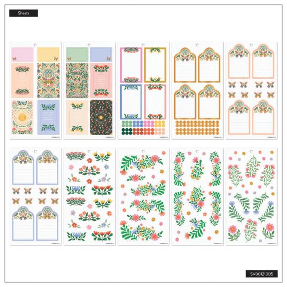 Happy Planner Big Sticker Value Pack- Golden Meadow by Caroline Alfreds