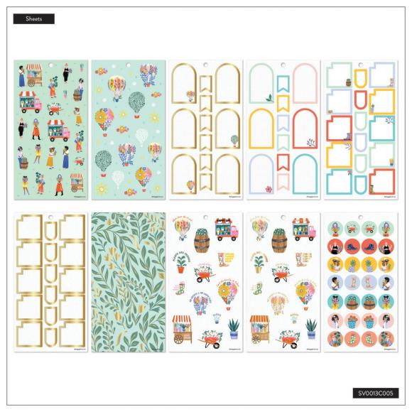 Happy Planner Classic Sticker Value Pack - Spring by Arrolynn Weiderhold