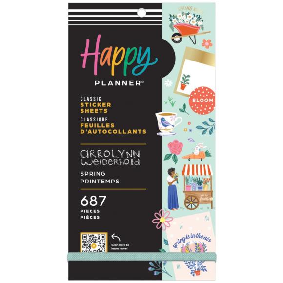 Happy Planner Classic Sticker Value Pack - Spring by Arrolynn Weiderhold