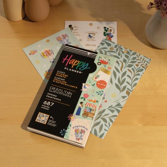 Happy Planner Classic Sticker Value Pack - Spring by Arrolynn Weiderhold