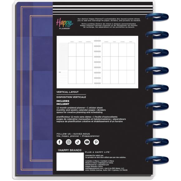 Happy Planner 12-Month Undated Classic Disc Bound Planner - Share Your Magic