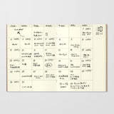 TRAVELER'S notebook 006 Free Monthly Diary (Passport size)