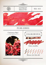 Dominant Industry Pearl Ink 25ml - Christmas Red