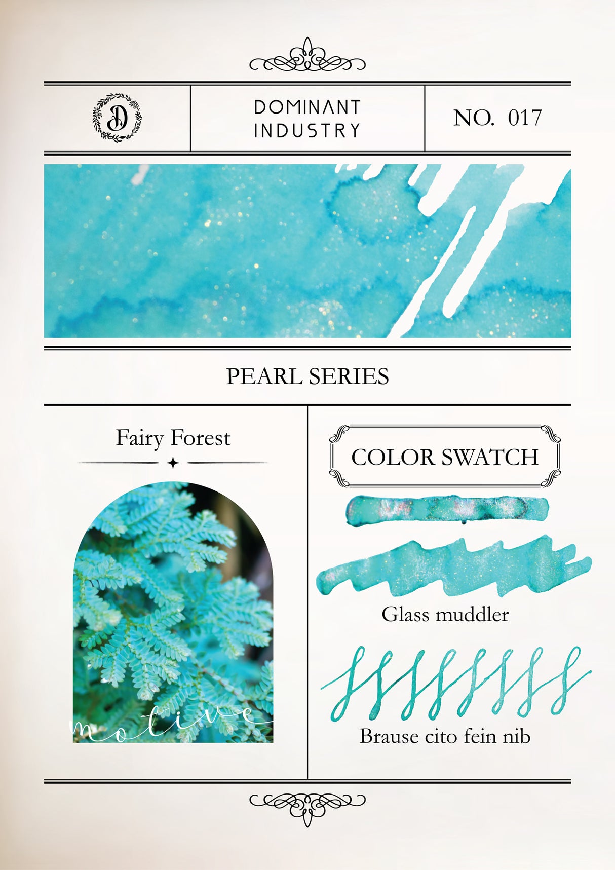 Dominant Industry Pearl Ink 25ml - Fairy Forest