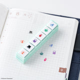 Hobonichi 2027 - Kodomo no Kao x Hobonichi: Pochitto6 Push-Button Stamp (Moomin)