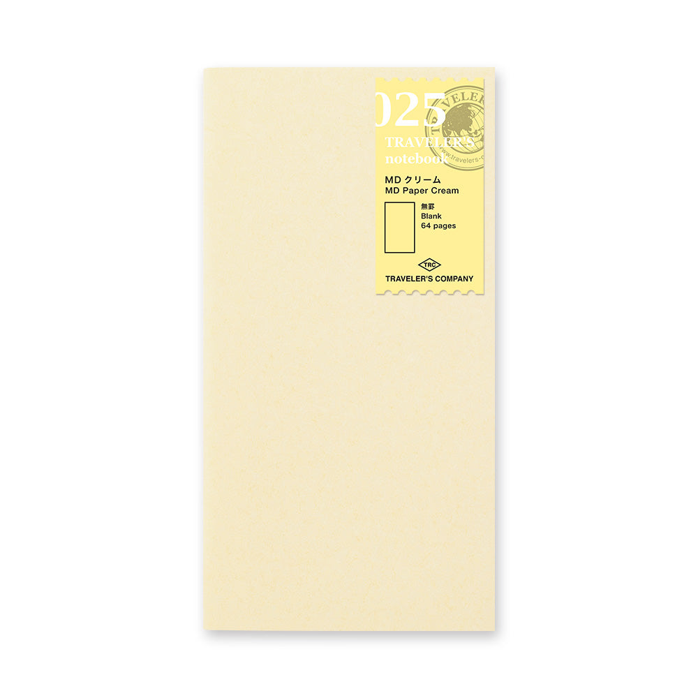 Cuaderno de viaje 025 MD Papel Crema (Tamaño Regular)