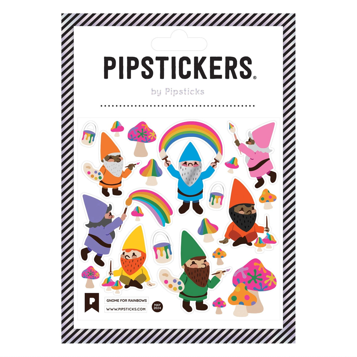 Gnome For Rainbows Stickers