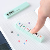 Hobonichi 2027 - Kodomo no Kao x Hobonichi: Pochitto6 Push-Button Stamp (Moomin)
