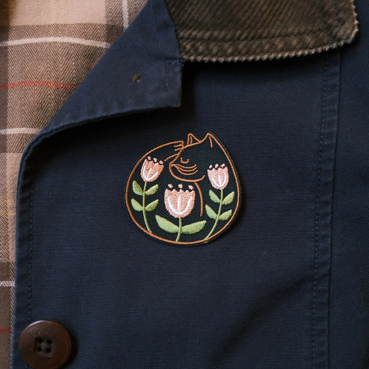 Cat Nap Iron-On Patch