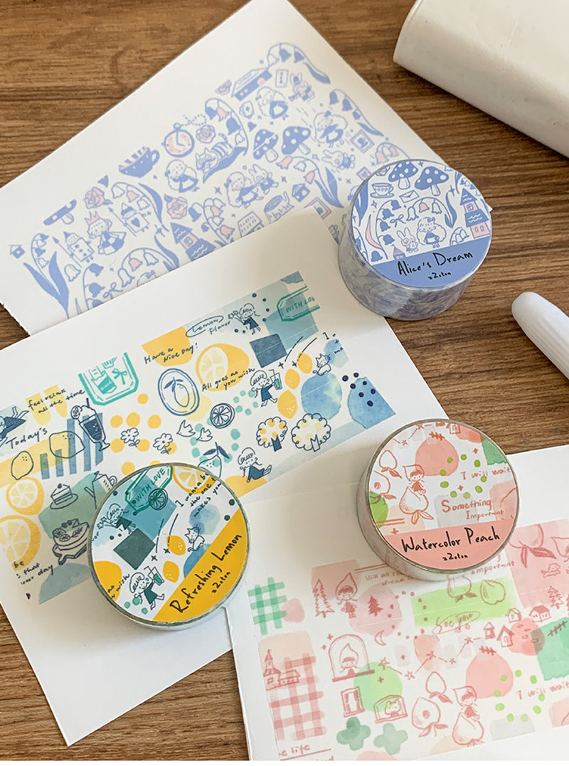 Molinta - Refreshing Lemon Washi Tape