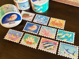 Pegushi Washi Tape - Marine Stamp