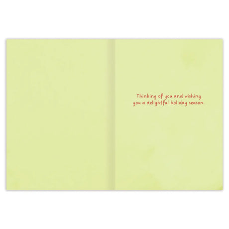 Festive Townhouse Scene Holiday Card