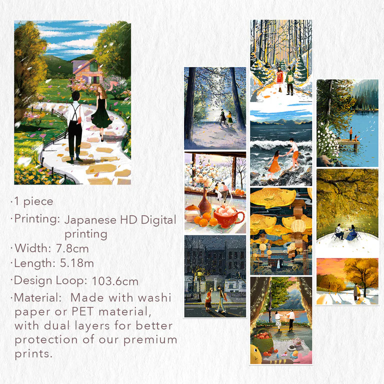 Cupid's Muse Wide Washi / PET Tape