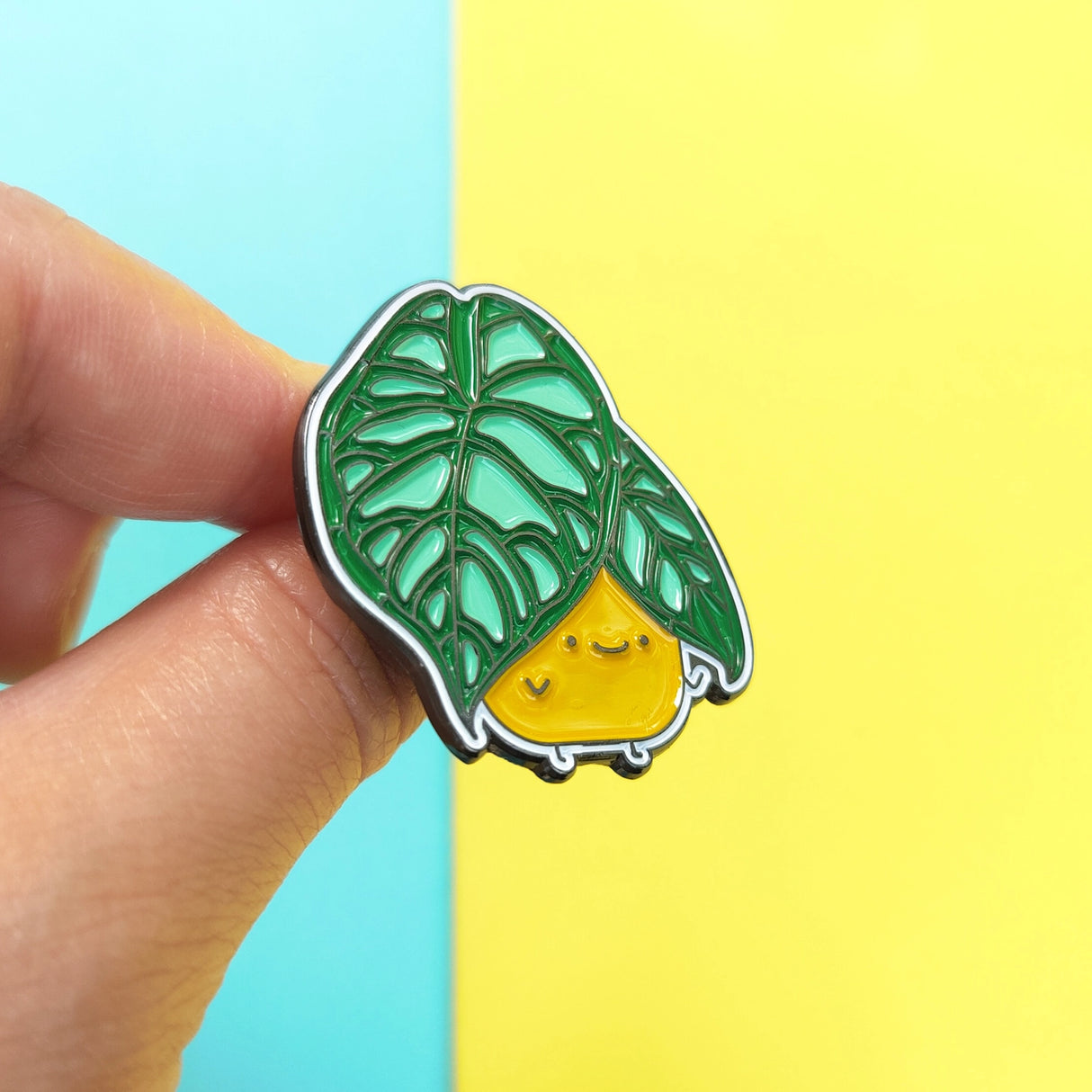 Alocasia Dragon Scale Plant Enamel Pin