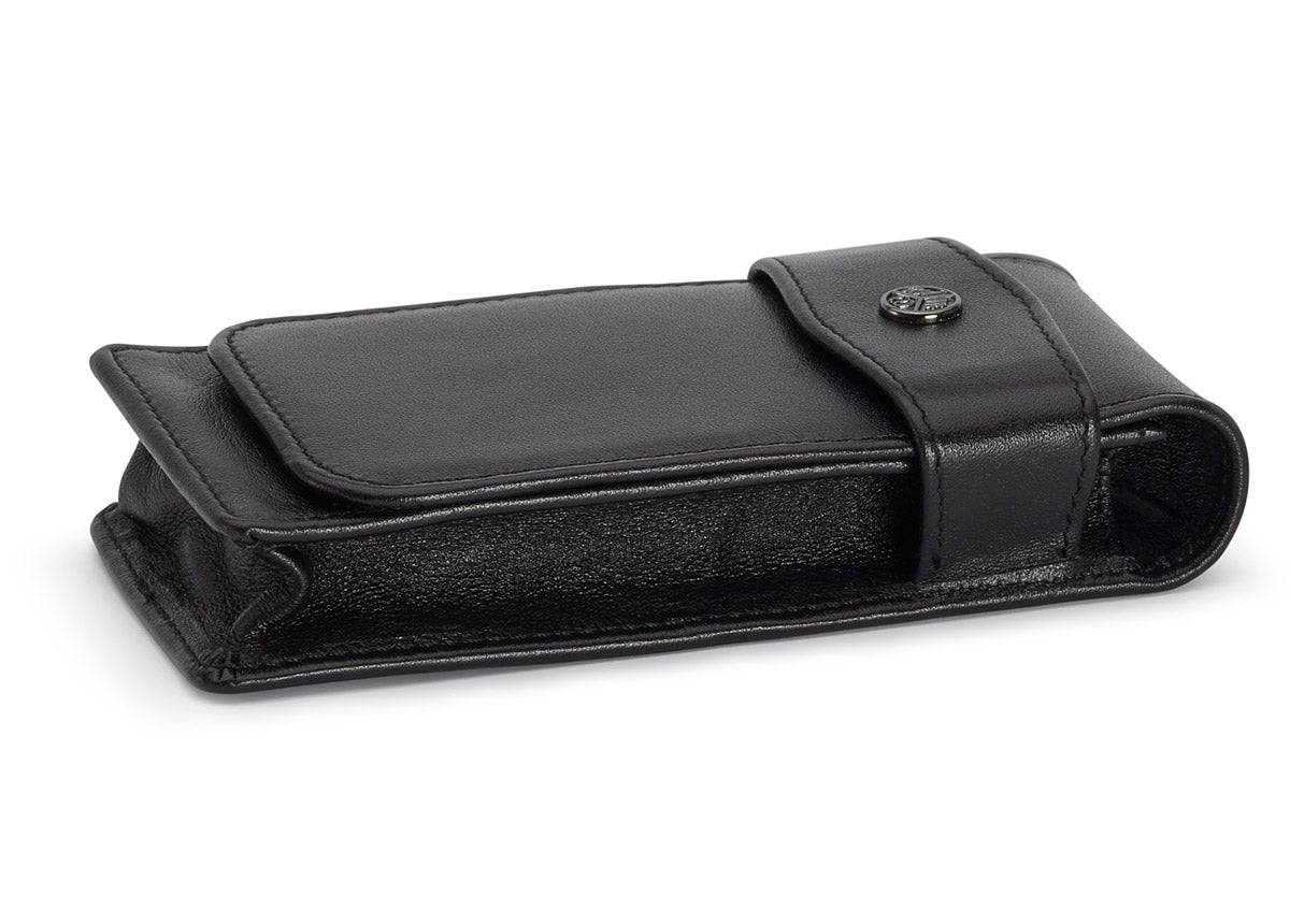 Kaweco 3-Pen Flap Pouch Black Long