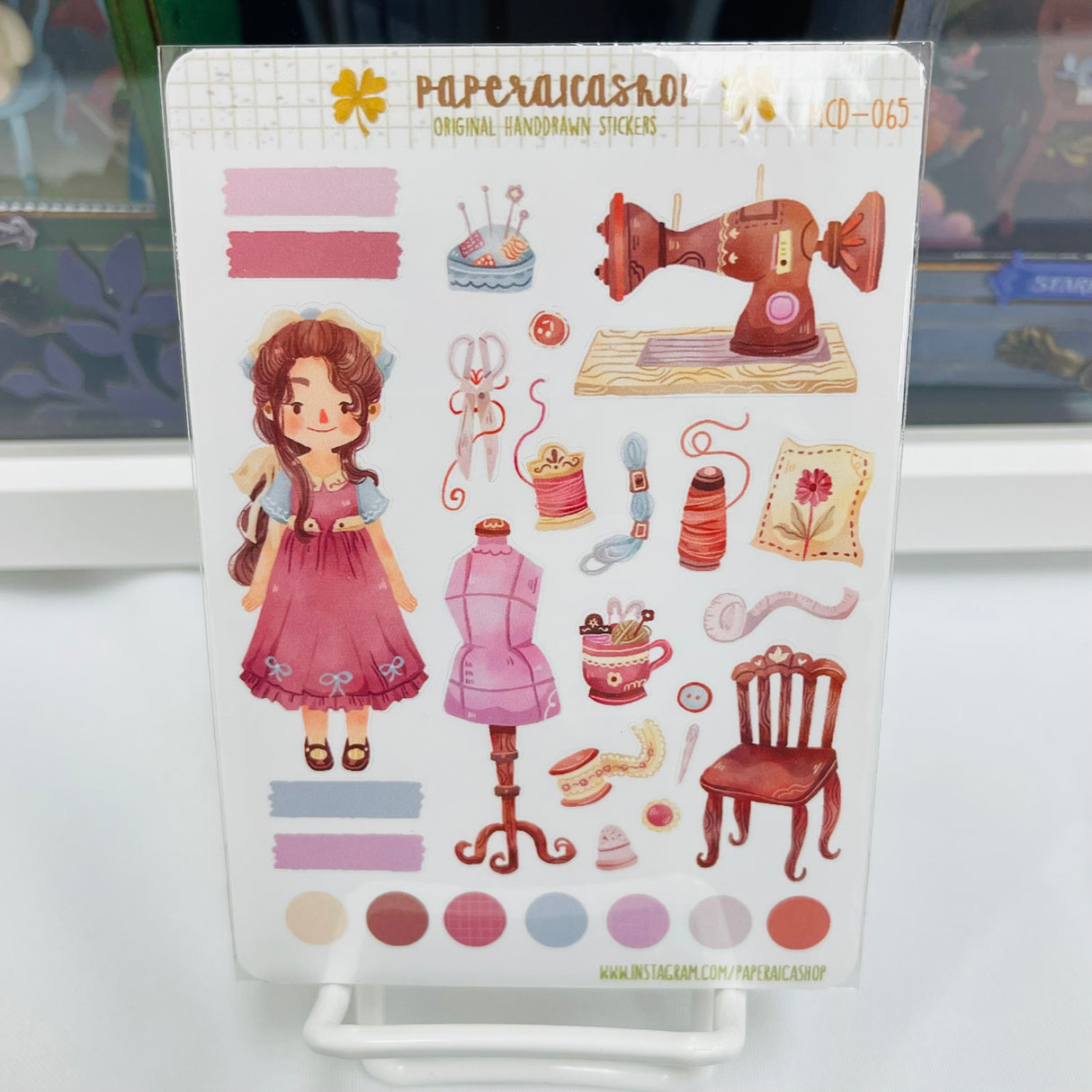 PaperaicaShop Seamstress Planner Sticker