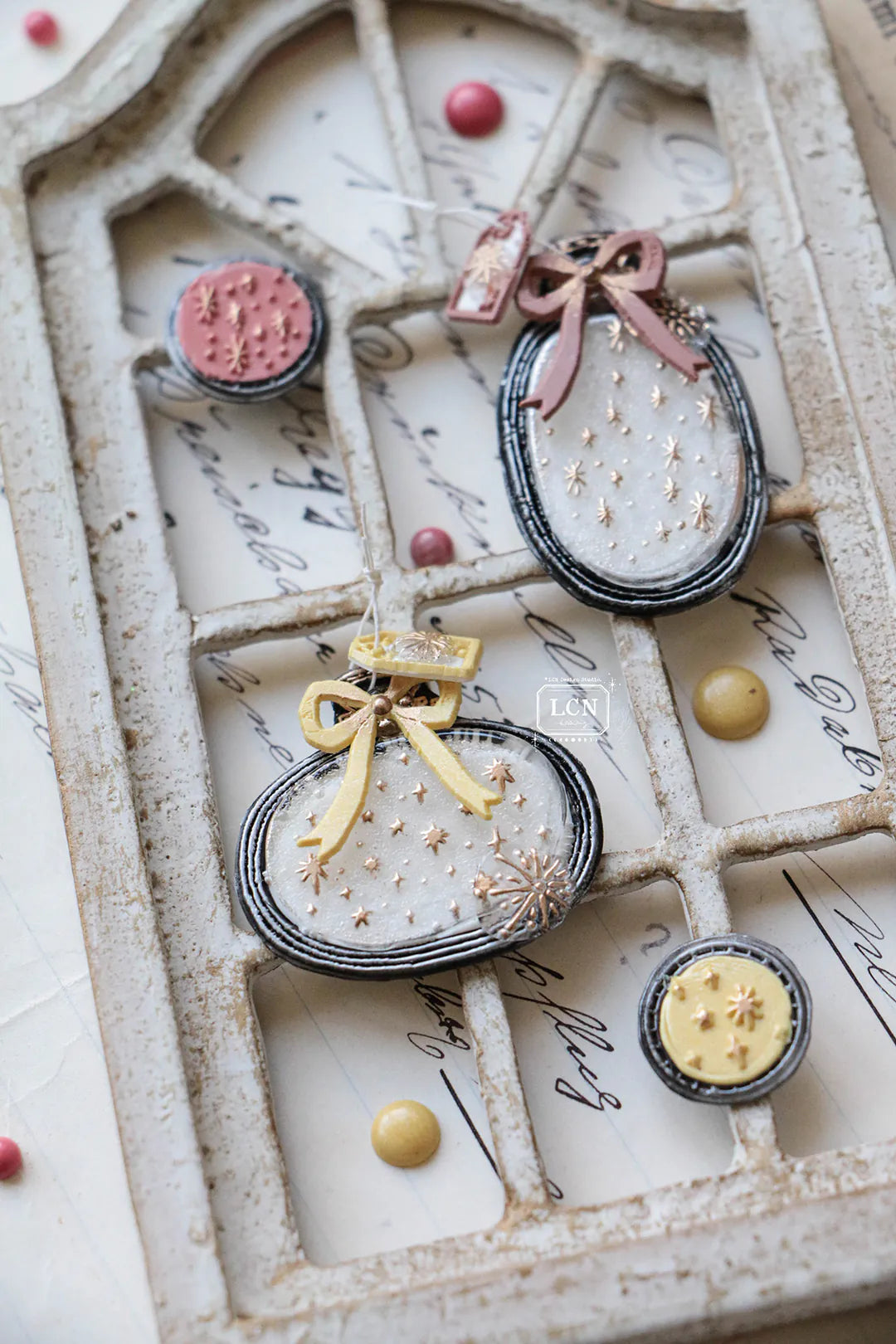 LCN Wax Seal Stamp Set - Embroidery Hoop Vertical