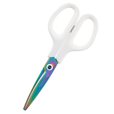 10th Anniversary Limited Edition Titanium Curved Blade Scissors White