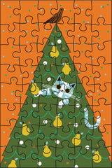 Celebrate the warmth, love, and cheer of the holiday season with 12 unique Christmas cat puzzles, all in one box!

Each puzzle can be completed solo or divided amongst friends and family! Just in time for the holidays, these 12 illustrated cat puzzles are perfect for families and friends looking for an activity to do together.&nbsp;

Something for Everyone: With 12 puzzles in a box with 576 pieces, there are enough for everyone! Whether you just want your own puzzle or you want to compete, these are great f