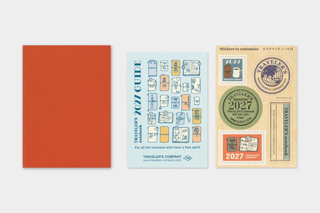 TRAVELER'S notebook 2027 Monthly Diary (Passport Size)

Welcome the upcoming year in high spirits with TRAVELER'S notebook 2027 Diary lineup where each notebook becomes unique by adding your personal flare!
