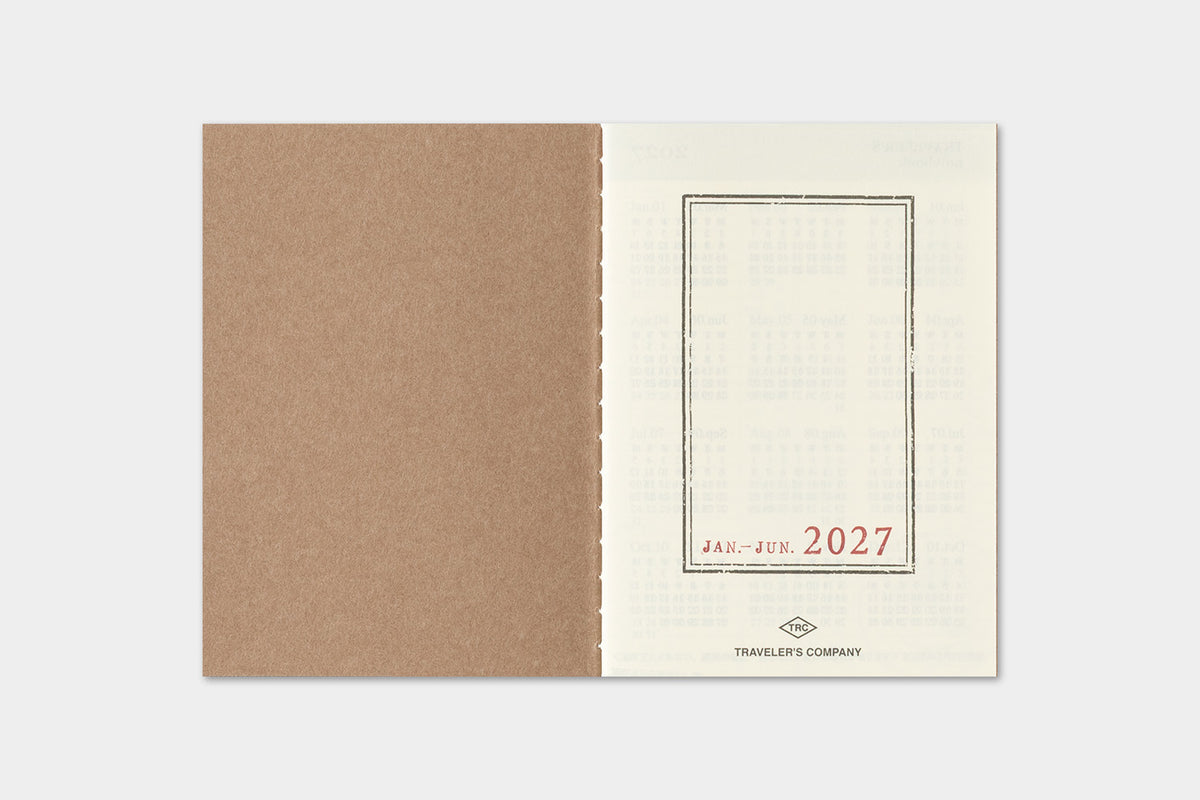 TRAVELER'S notebook 2027 Weekly Diary (Passport Size)

Welcome the upcoming year in high spirits with TRAVELER'S notebook 2027 Diary lineup where each notebook becomes unique by adding your personal flare!