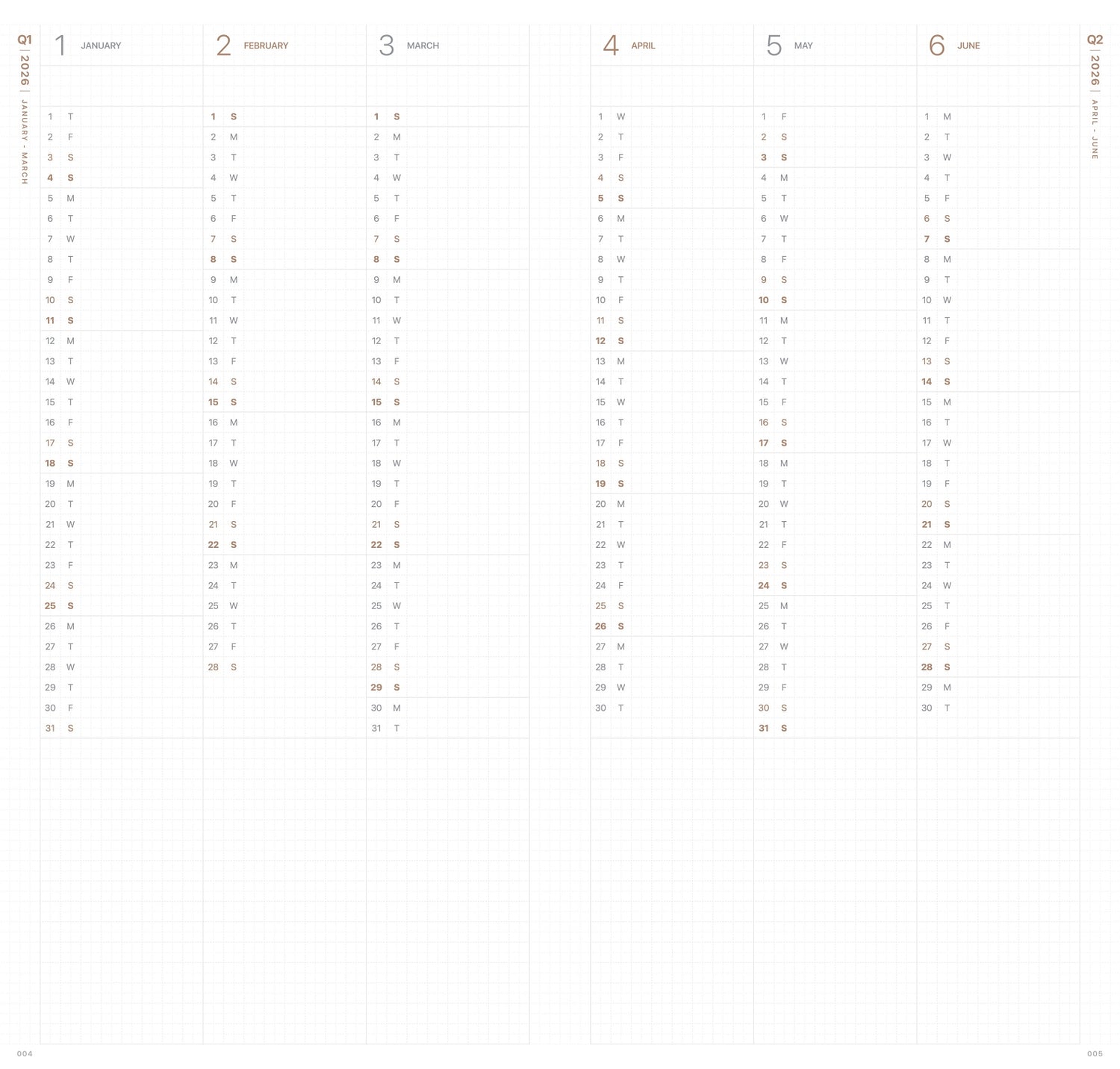 Take A Note 2026 Slim Biweek Planner (Shipping Now)