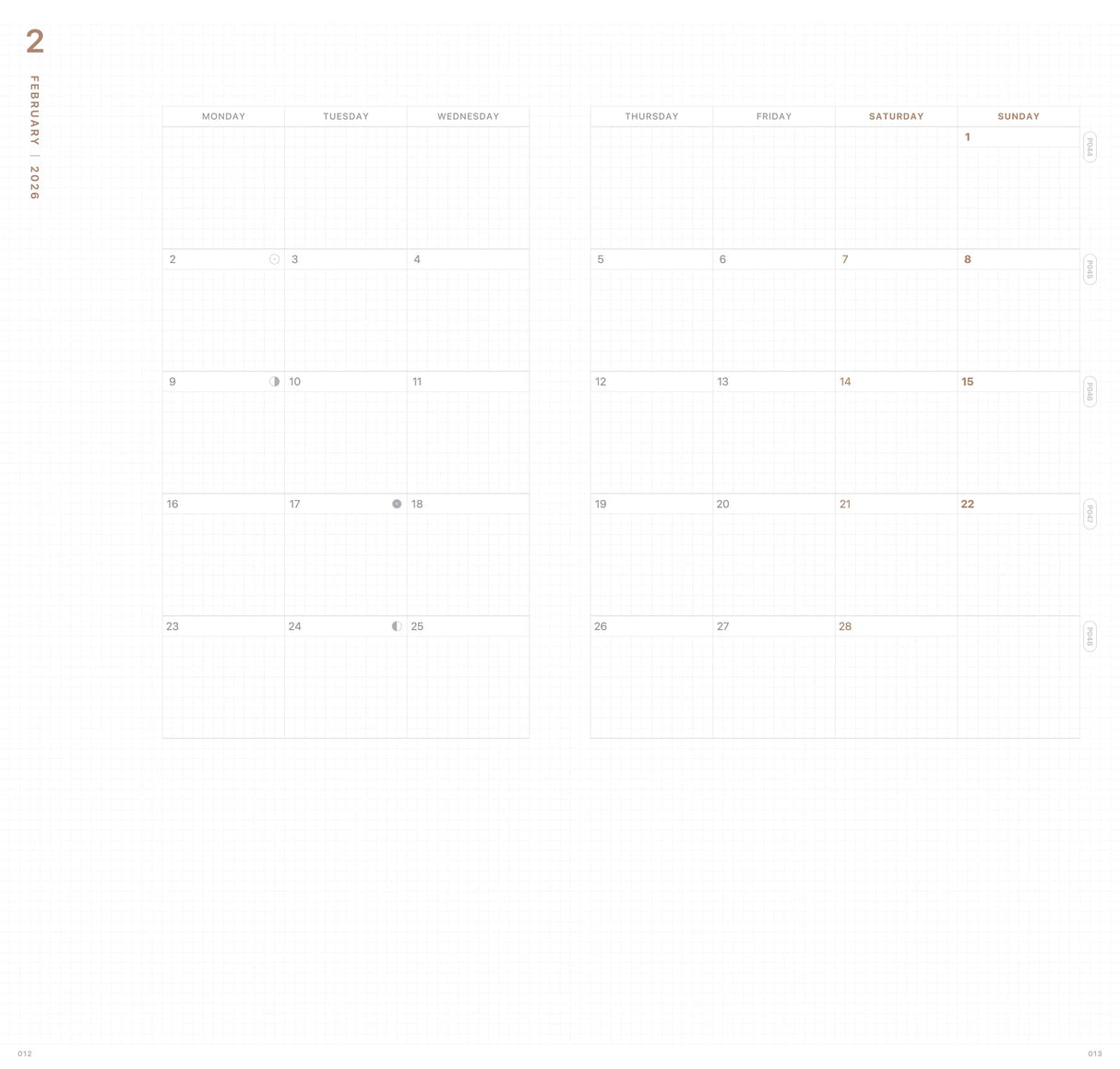 Take A Note 2026 Slim Biweek Planner (Shipping Now)