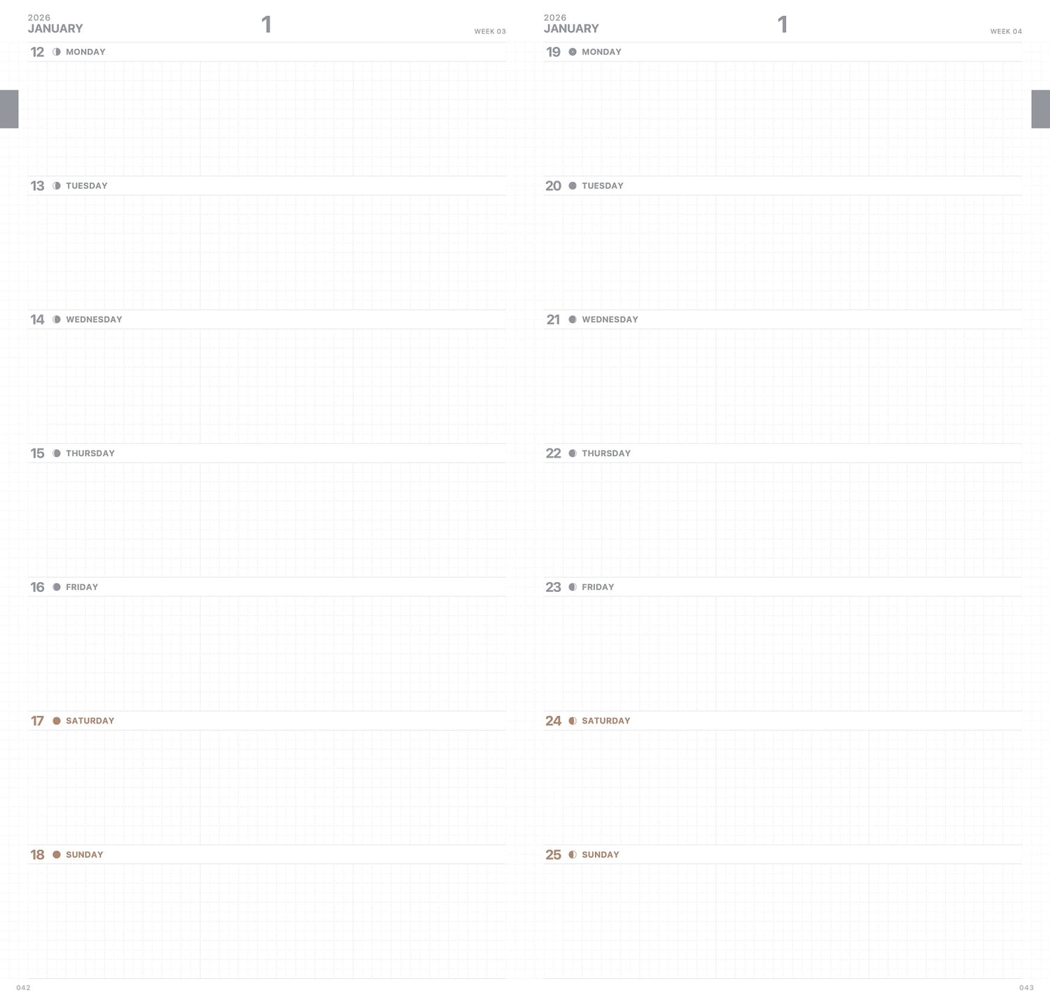 Take A Note 2026 Slim Biweek Planner (Shipping Now)