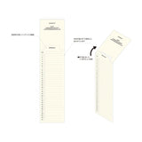 Laconic Style Bookmark - Planning/Memo