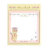 Shinzi Katoh Chaton Chaton Sticky Notes - Flower Crown