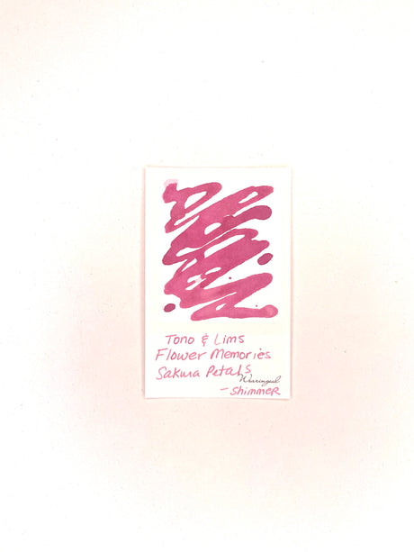 TONO & LIMS Flower Memories Sakura Petals Ink