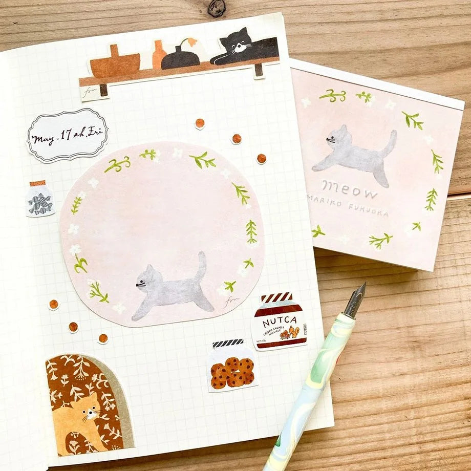 Bloque de meow de Mariko Fukuoka