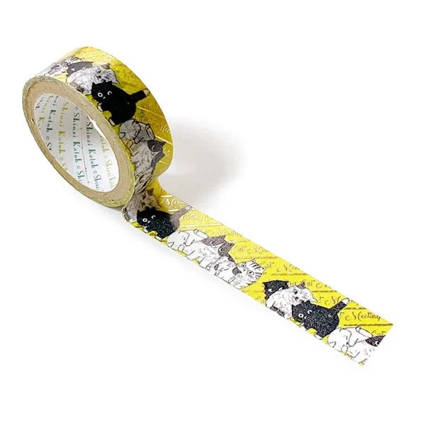 Shinzi Katoh Design - Cat Meeting Neko Washi Tape