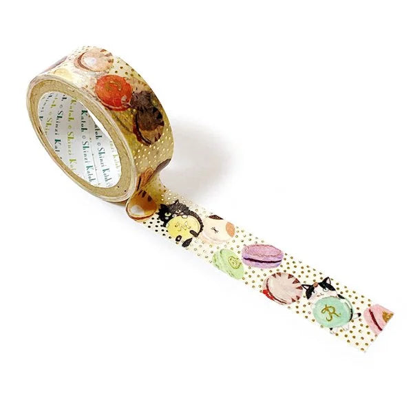 Shinzi Katoh Design - Neko Macaron Macatron Washi Tape