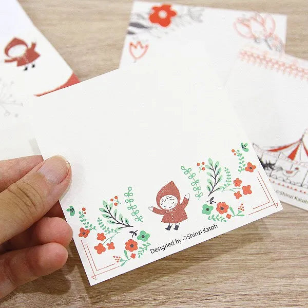 Shinzi Katoh Memo Pad - Merry-go-round