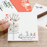 Shinzi Katoh Memo Pad - Bouquet