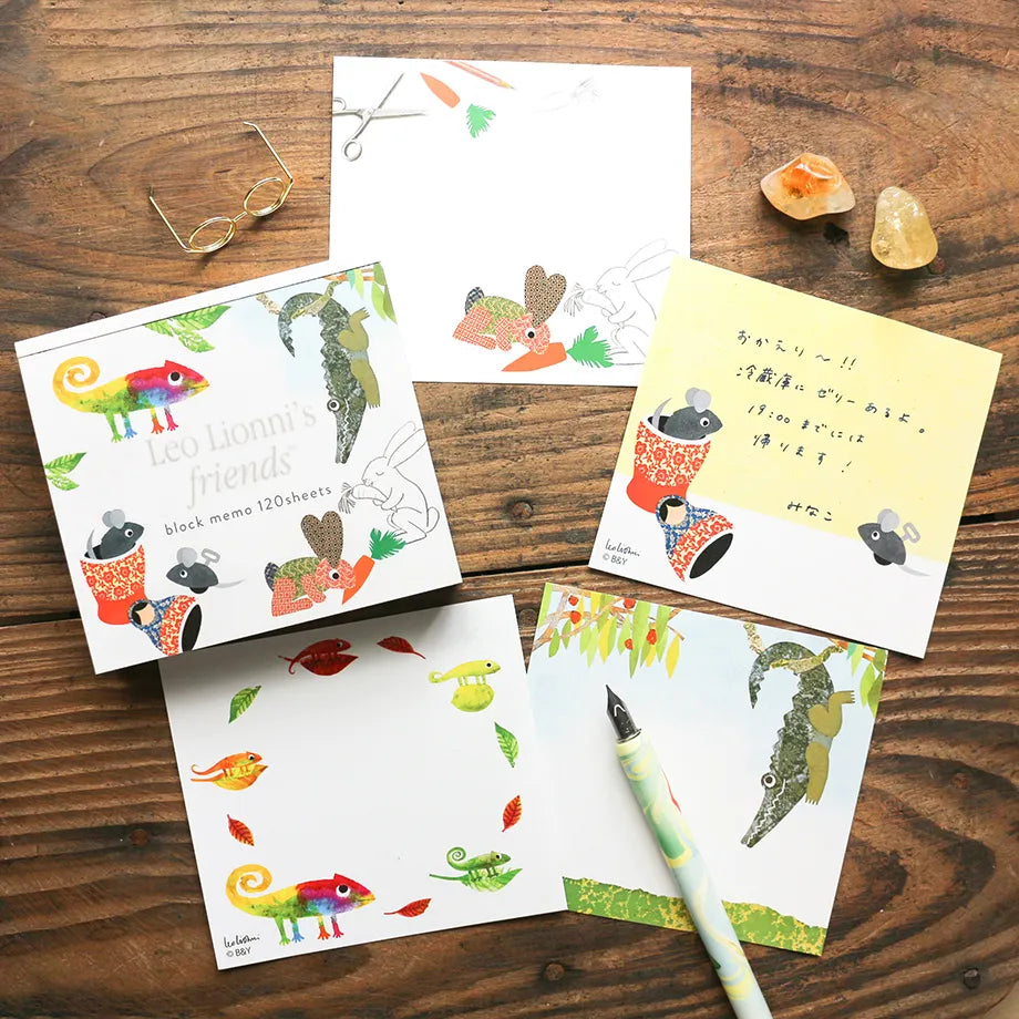 Leo Lionni Block Memo - Leo Lionni's friends
