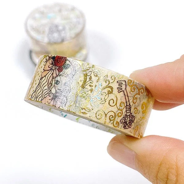 Mysterious Alice Tiny Key Washi Tape