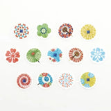Umbrella and Flowers Washi Roll Sticker Bande