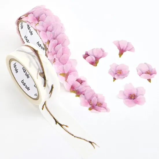 Kawazu Cherry Blossom Washi Roll Sticker Bande