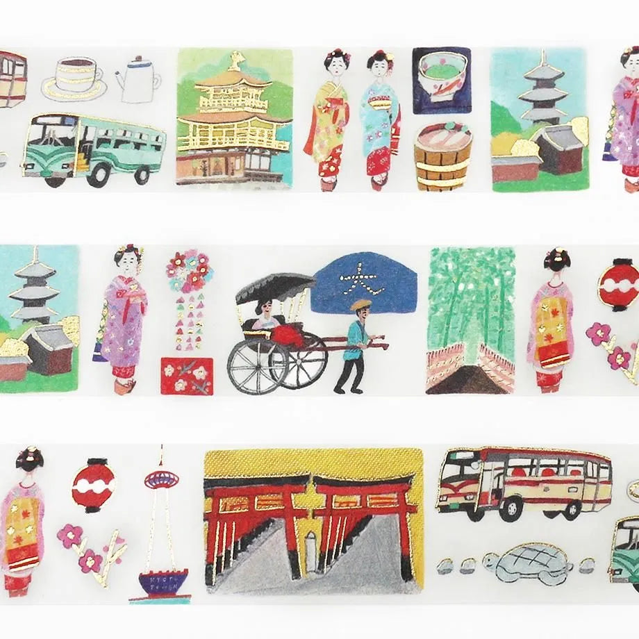 Ai Okino Washi Tape - Kyoto