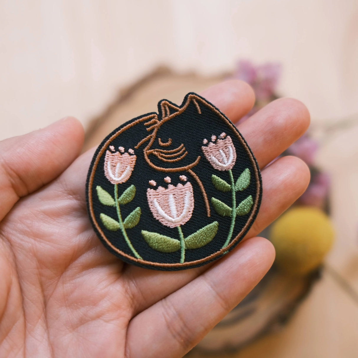 Cat Nap Iron-On Patch