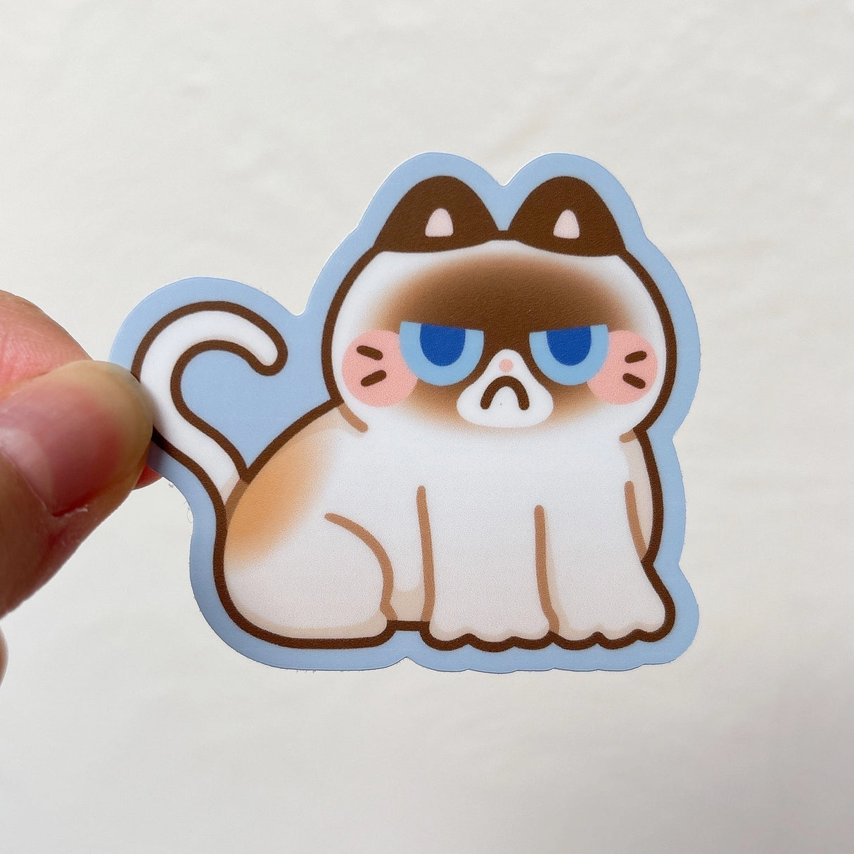 StickyRiceCo Vinyl Sticker - Grumpy Cat