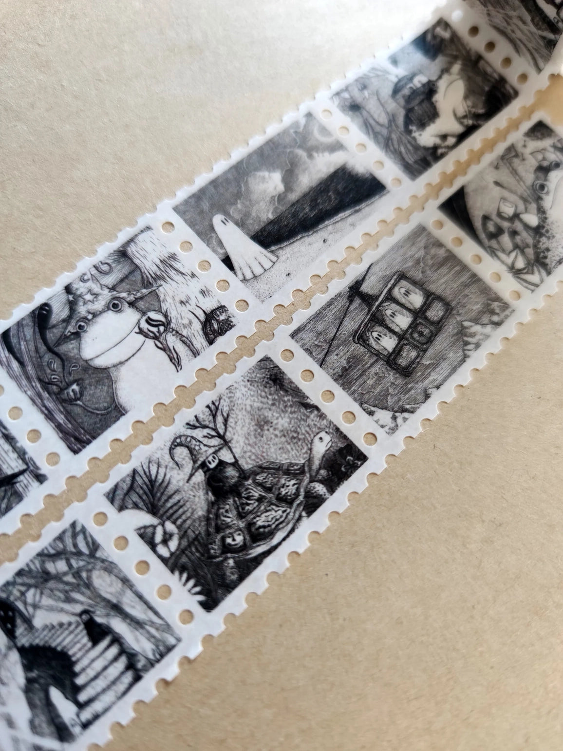 Curious Stamps Fantasy Art Washi Tape